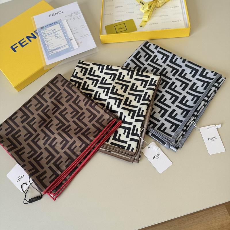 Fendi silk scarf hm03